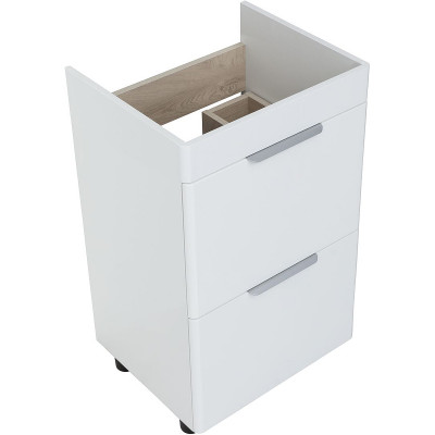 Тумба под раковину напольная Aquanet Ирис new 50 310151 белый глянец