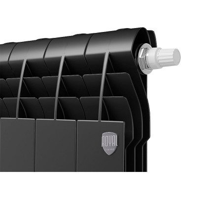 Радиатор Royal Thermo BiLiner 350 /Noir Sable VR - 12 секций (RTBNSVR35012)