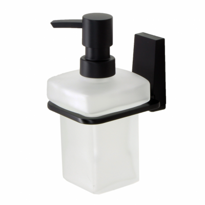 WasserKRAFT Abens K-3299 дозатор для жидкого мыла, матовое стекло/черный