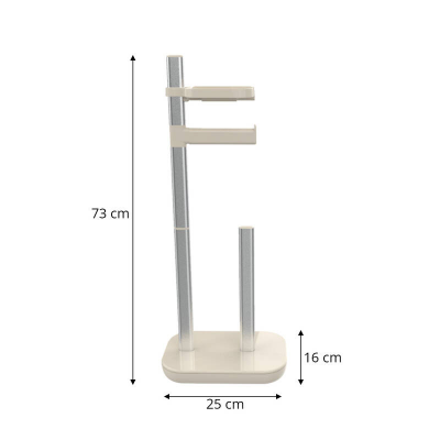 Стойка для туалетной бумаги Primanova SUI M-E75-09 напольная бежевый