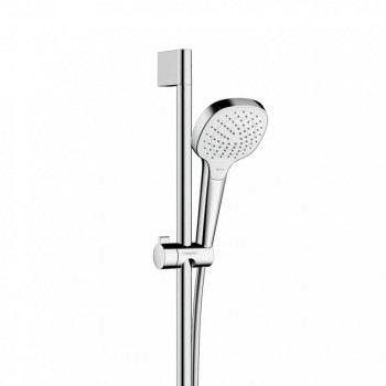 Hansgrohe Croma 110 Select E Vario 26582400 душевой гарнитур 65 см, хром/белый