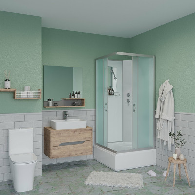 Душевая кабина Niagara Classic 90x90 NG-1108-14BK квадратная