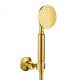 Ручной душ со шлангом и держателем CEZARES ECO-KD-BORO, Золото  (ECO-KD-BORO)