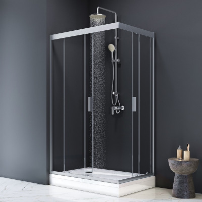 Акриловый душевой поддон AM.PM Gem 120х80 W90T-404-12080W белый прямоугольный