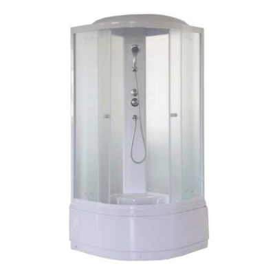 Душевая кабина Parly Tomorrow ET921 90х90х215см, сектор, белый/жемчужный