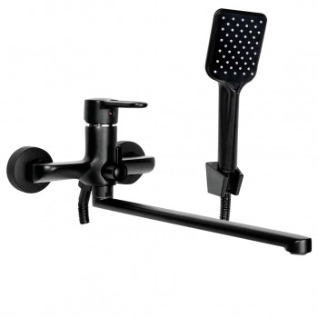 Смеситель для ванны Славен СЛ-ОД-Т3Ч, черный