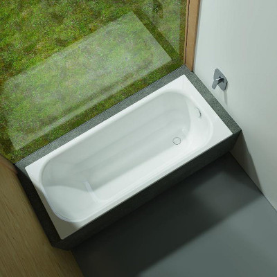 Ванна стальная Bette Form 175x75 2949-000 AD с шумоизоляцией прямоугольная