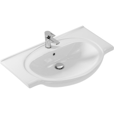 Раковина Cersanit Erica 80 S-UM-ERI80/1-w белая полукруглая