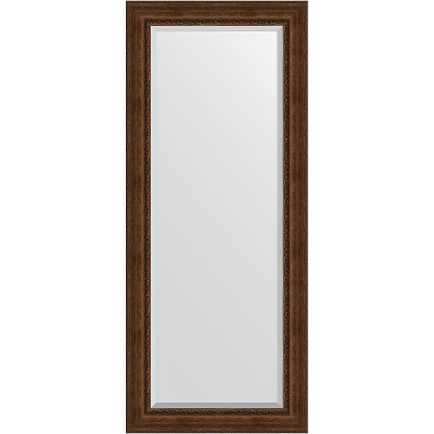 Зеркало напольное Evoform Exclusive Floor 207х87 BY 6139 с фацетом в багетной раме Состаренная бронза с орнаментом 120 мм