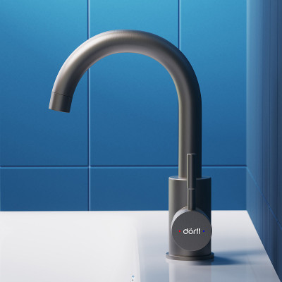 Смеситель для раковины Dorff Logic D3002101SS нерж сталь однорычажный