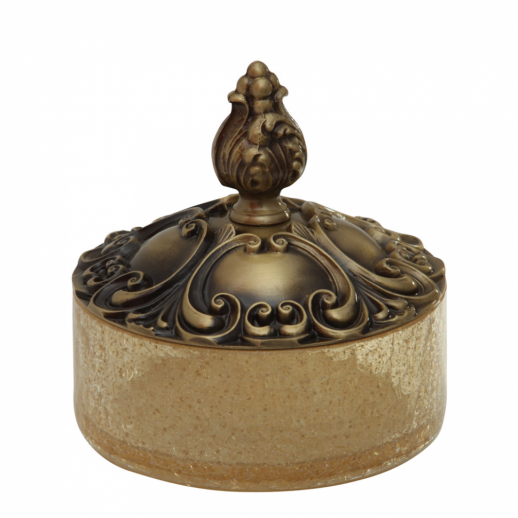 MIGLIORE Elisabetta 16990 косметическая банка низкая, 5 см, бронза