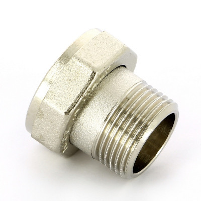 Соединение с накидной гайкой НВ Uni-Fitt с плоской прокладкой никелированное 1"x1"1/4 (624N4500)