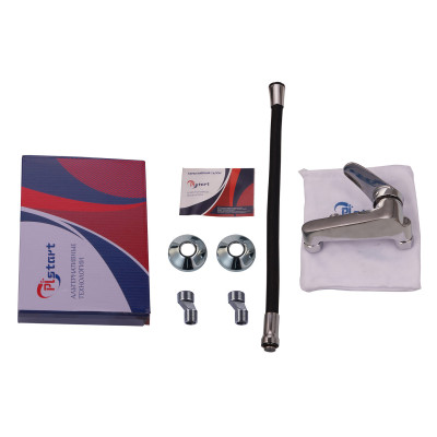 Смеситель для кухни Plstart PD46001-7, хром/чёрный