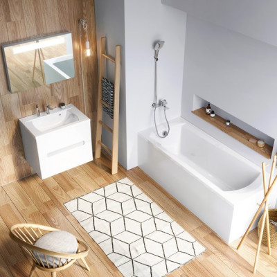 RAVAK C631R00000 Акриловая ванна Domino Plus 170 см 75