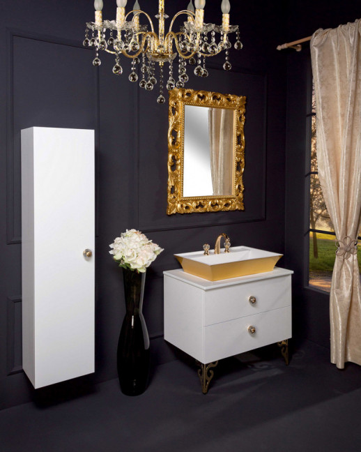 Boheme 803 раковина прямоугольная, золотая