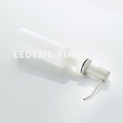 Дозатор жидкого мыла Ledeme L405K, белые / песочные