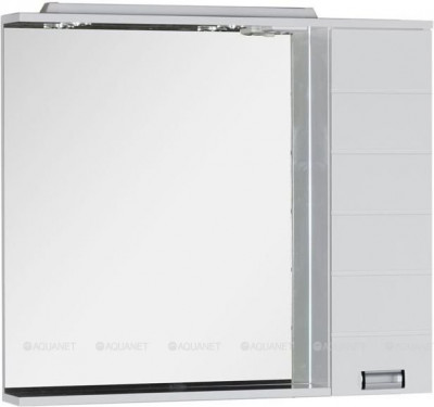 Зеркало-шкаф в ванную Aquanet Сити 100 белый (00170566)