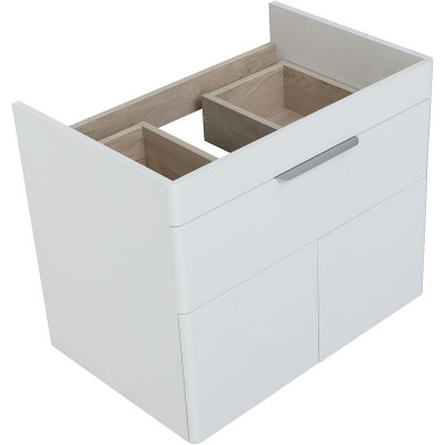 Тумба под раковину Aquanet Ирис new 70 310149 подвесная белый глянец