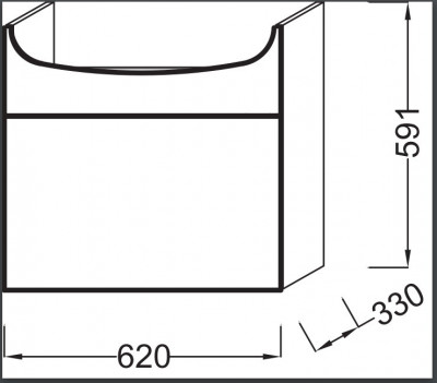JACOB DELAFON Odeon Up EB880 тумба под раковину подвесная (белый)