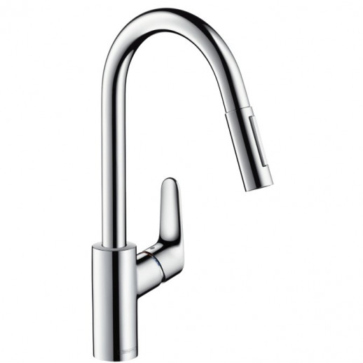 Hansgrohe Focus 31815000 смеситель для кухни (с выдвижным изливом), хром