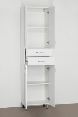 Пенал для ванной Style Line Эко Стандарт 48 белый 2 ящика (ЛС-00000379)