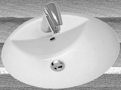 JACOB DELAFON Odeon E1357-00 раковина встраиваемая 48 см x 41 см, белая