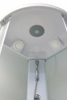 Душевая кабина Parly Tomorrow ET102 100х100х215см, сектор, белый/жемчужный