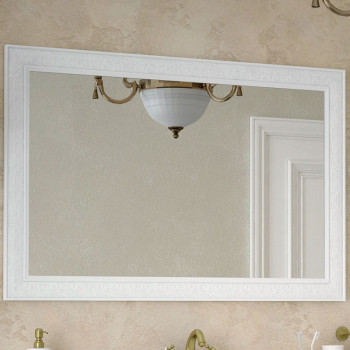 Зеркало подвесное Corozo Классика 120 SD-00000269 белое прямоугольное