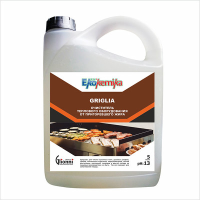 Ekokemika Griglia щелочное средство для чистки кухонных плит, духовых шкафов, грилей и др., 5 л