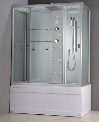 Душевой бокс Timo Lux 168x90 TL-1506 с гидромассажем прямоугольный