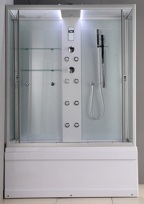 Душевой бокс Timo Lux 168x90 TL-1506 с гидромассажем прямоугольный