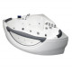 Акриловая ванна GEMY G9025 II K 155х155х70 см с гидромассажем, белая  (G9025 II K)