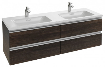 Мебель для раковины-столешницы 140 см, 4 выдвижных ящика, нежный аквамарин, Jacob Delafon «VOX» (EB2020-RA-M43)