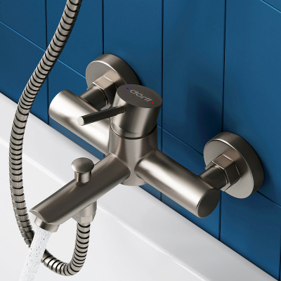 Смеситель для ванны Dorff Logic D3010000SS нерж сталь