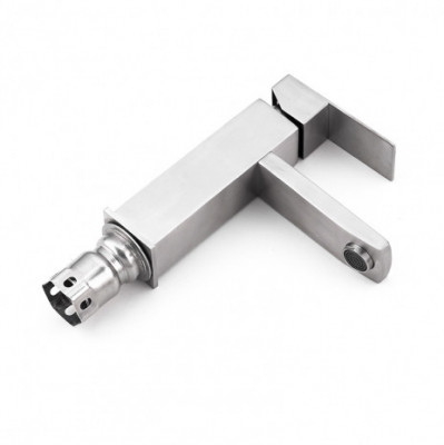 Смеситель Frap для раковины однорычажный стационарный сатин (F10802)