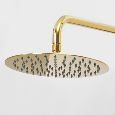 WasserKRAFT Sauer A17101 комплект душевой со смесителем, глянцевое золото