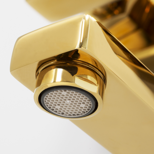 WasserKRAFT Sauer A17101 комплект душевой со смесителем, глянцевое золото