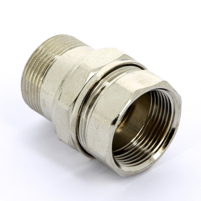 Разъемное соединение НВ никелированное с прокладкой O-ring UNI-FITT 1"1/4 прямое (650N5000)