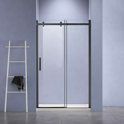 Душевая дверь Vincea Como-N 150 VDS-4CN150CLB пр-ль черный стекло прозрачное