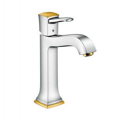 Смеситель для раковины 31302090 Hansgrohe Metropol Classic (хром золото)