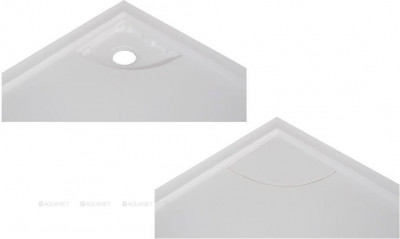 Душевой уголок Aquanet IVA NK1222 100x90 R, прозрачное стекло (00184521)