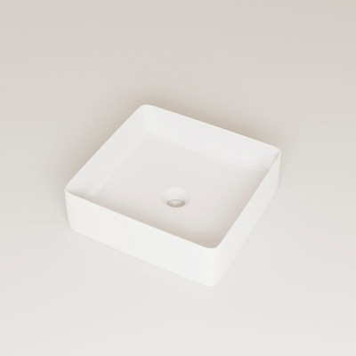 Раковина-чаша Iddis Slide 36 SLIWM01i27 белая матовая квадратная