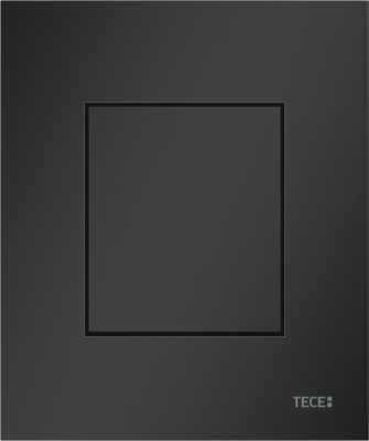 TECEnow Панель смыва писсуара пластиковая с картриджем, цвет черный матовый (9242406)