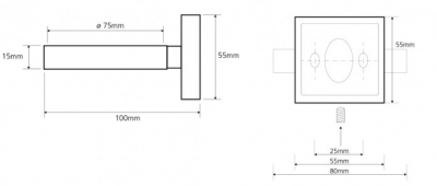 BEMETA Beta 132117012 держатель для фена, хром