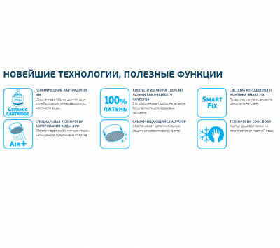 Смеситель для ванны с душем VIDIMA Файн BA388AA
