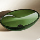 Раковина-чаша Abber Kristall 50 AT2802Emerald зеленая овальная  (AT2802Emerald)