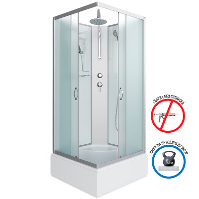 Душевая кабина Niagara Classic 90x90 NG-1108-14BKT квадратная