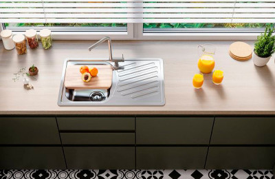 Мойка для кухни Alveus Elegant 30 SAT 90 FI 810x510 1126348 сатинированная нерж сталь прямоугольная