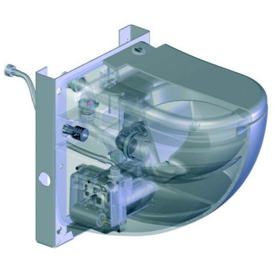 Унитаз с встроенным насосом-измельчителем SFA SANICOMPACT 43, 220 В, 550Вт, Тмакс. +50°C