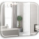Зеркало в ванную Silver Mirrors Force 80 LED-00002524 с подсветкой с сенсорным выключателем и диммером  (LED-00002524)